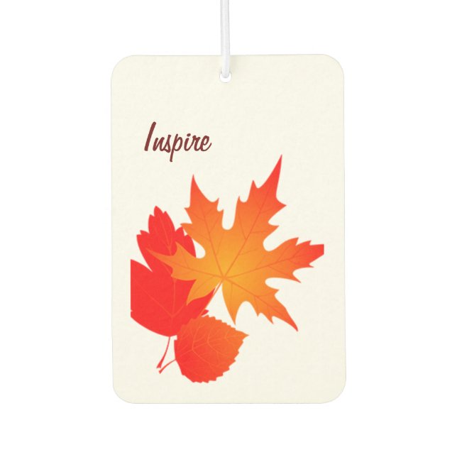 Elegant Floral Air Freshener - 'Inspire' (Front)