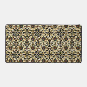 Elegant Floral Arabesque Desk Mat