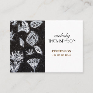 Elegant Floral Art  Business Card