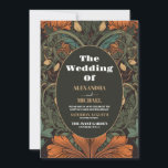 Elegant Floral Art Nouveau Wedding Invitation<br><div class="desc">Introducing our Elegant Floral Art Nouveau Wedding Invitation! This invitation beautifully captures the timeless beauty of the Art Nouveau style, featuring intricate floral patterns that add an elegant and artistic touch to your wedding stationery. It sets the tone for a wedding filled with sophistication and charm. Here's what our Elegant...</div>