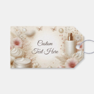 Elegant Floral Beauty Cosmetic Professional Gift Tags