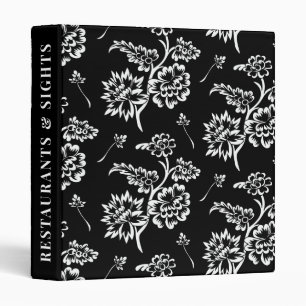 Elegant Floral Bed and Breakfast Guest Book Guide Binder