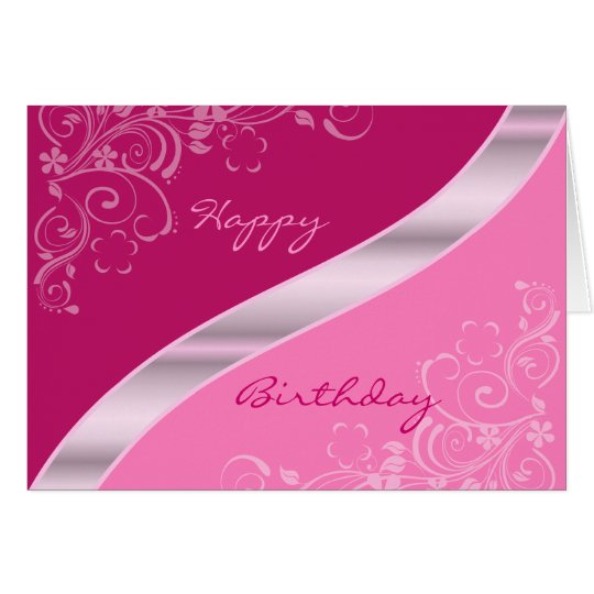 Elegant Floral Birthday Cards