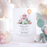 Elegant Floral Birthday Par-tea Invitation<br><div class="desc">Birthday par-tea invitations</div>
