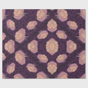 Elegant Floral Blanket – Cozy Botanical Throw Wrapping Paper