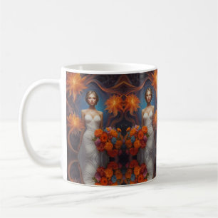 Elegant Floral Bride Wedding Collection Coffee Mug
