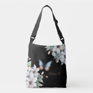 Elegant Floral Butterfly Mother's Day Tote Bag