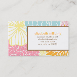 Elegant Floral Calling Cards