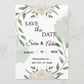 Elegant Floral Card