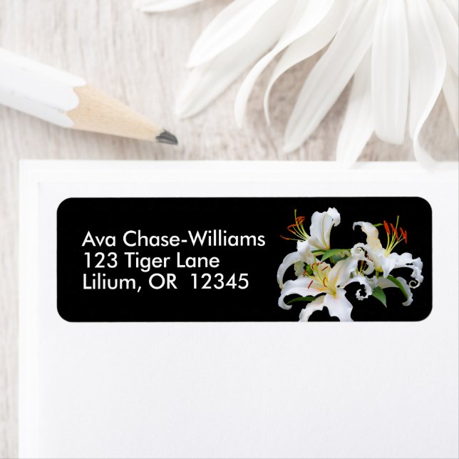 Elegant Floral Casablanca White Oriental Lilies (Insitu)