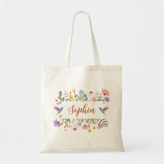 Elegant Floral Chic Colourful Tote Bag