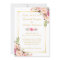 Elegant Floral Chic Gold White Formal Wedding