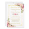 Elegant Floral Chic Gold White Formal Wedding