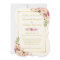 Elegant Floral Chic Gold White Formal Wedding