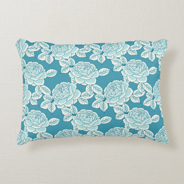 Elegant Floral Cushion with Vintage Charm (Front)