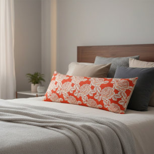 Elegant Floral Cushion with Vintage Charm