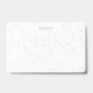 Elegant Floral Custom Name Badge