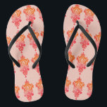 Elegant Floral Damask Chic Pattern Flip Flops<br><div class="desc">Elegant Floral Damask Chic Pattern Flip Flops</div>