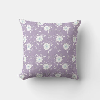 Elegant Floral Decorative Pillow