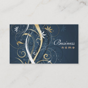 Elegant Floral Design Business Card