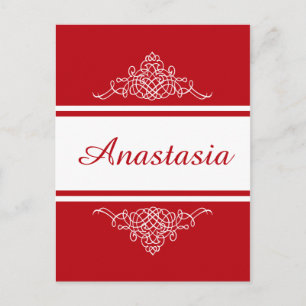 Elegant floral design postcard