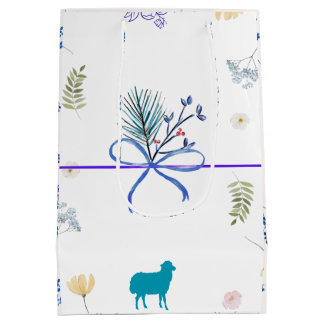 Elegant Floral Eid al-Adha  Medium Gift Bag