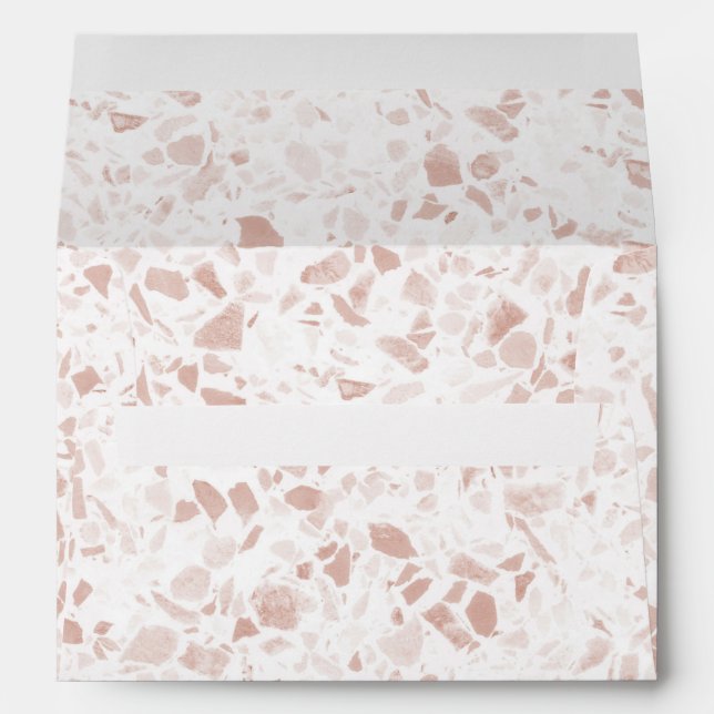 Elegant Floral Eucalyptus Wedding Envelope (Back (Bottom))