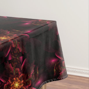 Elegant Floral Flower Tablecloth 60"x84"