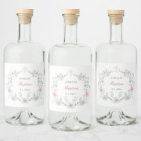 Elegant Floral Frame Baptism