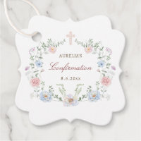 Elegant Floral Frame Confirmation