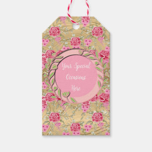 Elegant Floral Frame: for Every Occasion Gift Tags