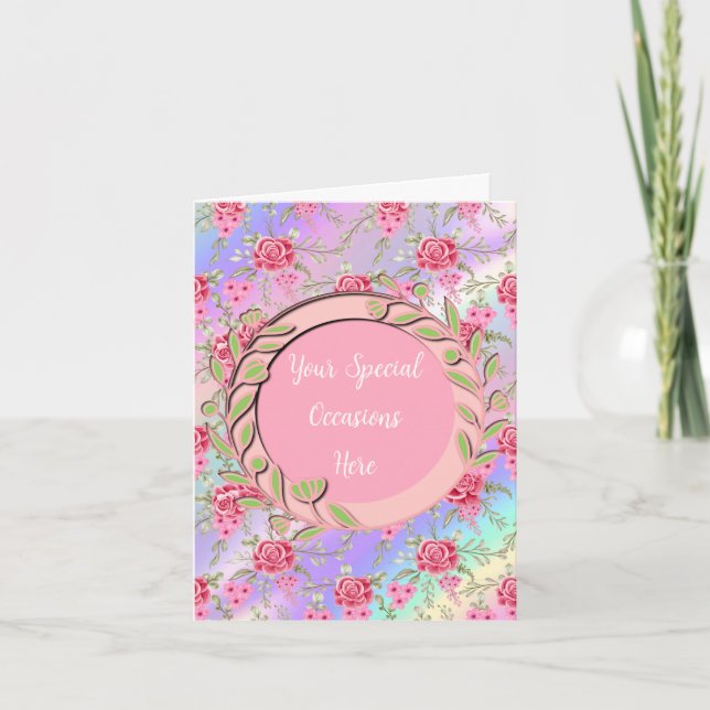 Elegant Floral Frame: for Every Occasion Invitation (Front)