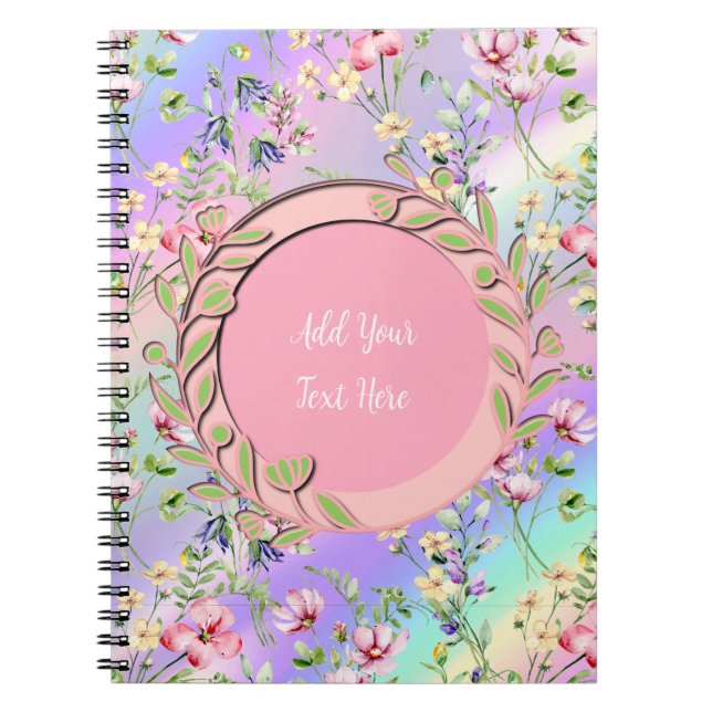Elegant Floral Frame: for Every Occasion Notebook (Front)