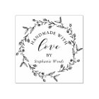 Elegant Floral Frame Handmade with Love Custom