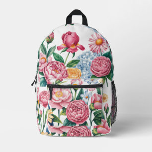 Elegant Floral Garden Art Backpack