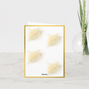 Elegant Floral Gold Geometric Baby Shower Invitati Invitation