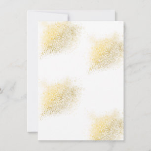 Elegant Floral Gold Geometric Baby Shower Invitati Invitation