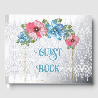 Elegant Floral Guest Book