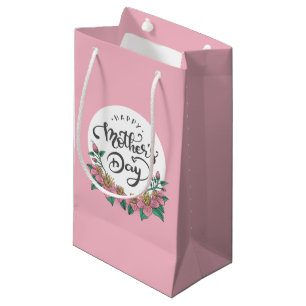 Elegant Floral Happy Mother's Day Gift Bag