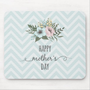 Elegant Floral Happy Mother's Day   Mouse Pad