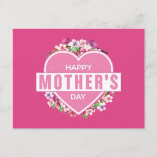 Elegant Floral Happy Mother's Day   Postcard