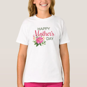 Elegant Floral Happy Mother's Day Shirt