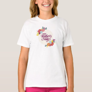 Elegant Floral Happy Mother's Day Shirt