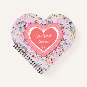 Elegant Floral Heart Frame: for Every Occasion Notebook