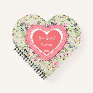 Elegant Floral Heart Frame: for Every Occasion Notebook