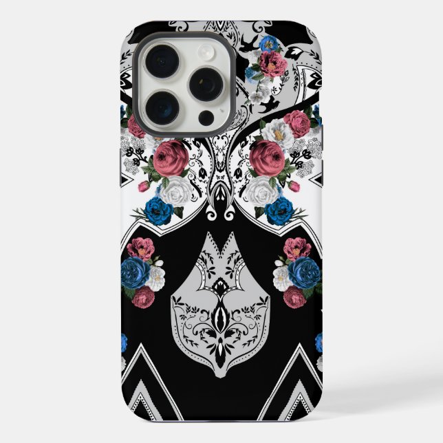 Elegant Floral  iPhone Case (Back)