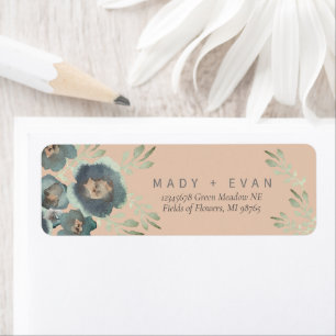 Elegant Floral Label
