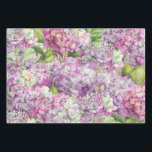 Elegant Floral Lavender Pink Hydrangea Pattern Wrapping Paper Sheet<br><div class="desc">These elegant floral wrapping paper sheets feature lavender and pink hydrangea blossoms. Perfect for wedding gift wrap and decoupage projects as well as other paper crafts. Designed by world renowned artist ©Tim Coffey.</div>