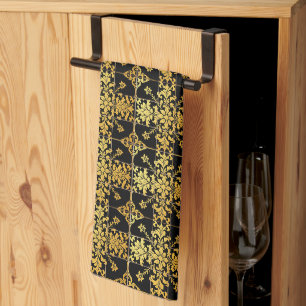 Elegant Floral Luxury Trendy Collection Kitchen Towel
