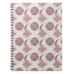 Elegant Floral Mandala Spiritual Design Pattern Notebook